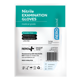 Aero Healthcare AEROGLOVE Large Nitrile Powder-Free Gloves Bag/10